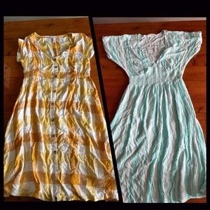 2 maternity dresses